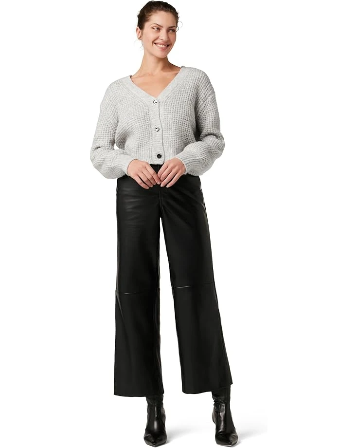 Joe's Jeans The Mia Leather Crop Trousers | Pants - Image 4