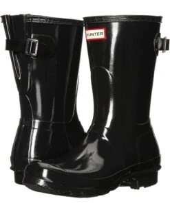 Hunter Original Back Adjustable Short Gloss Rain Boots