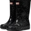 Hunter Kids Original First Classic Giant Glitter Wellington Boots (Toddler/Little Kid)