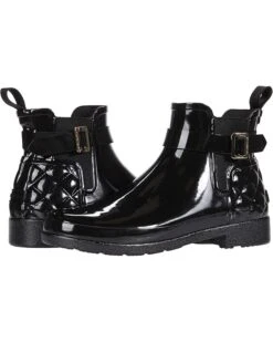 Hunter Refined Gloss Quilt Chelsea | Boots